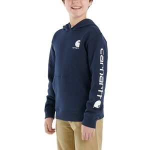 Carhartt Boys' Long-Sleeve Hooded Graphic Sweatshirt